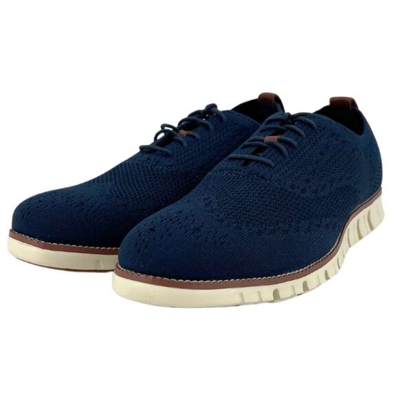 Cole Haan | Men's Zerogrand Stitchlite Oxford Sneakers | Blue | Various Sizes - Picture 1 of 5
